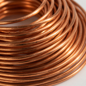 Clean stripped copper wire ready for recycling at Copper Plus Recycling Marrickville